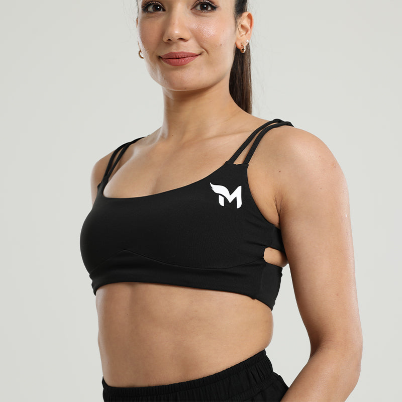 Cut Out Back High Support Sport Bra