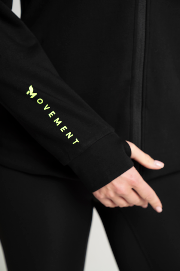 Training Jacket With Thumb Hole Palm Grip