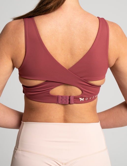 Cut Out Back High Support Sport Bra