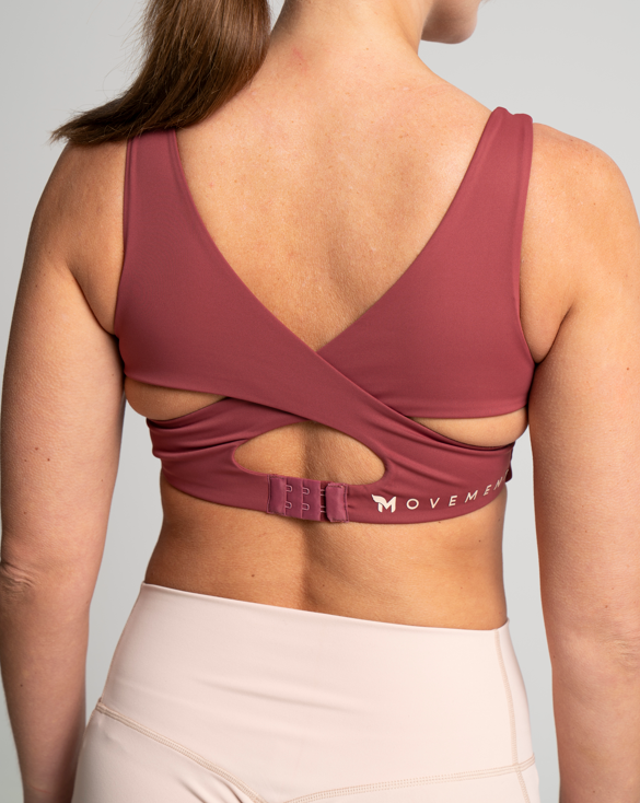 Cut Out Back High Support Sport Bra