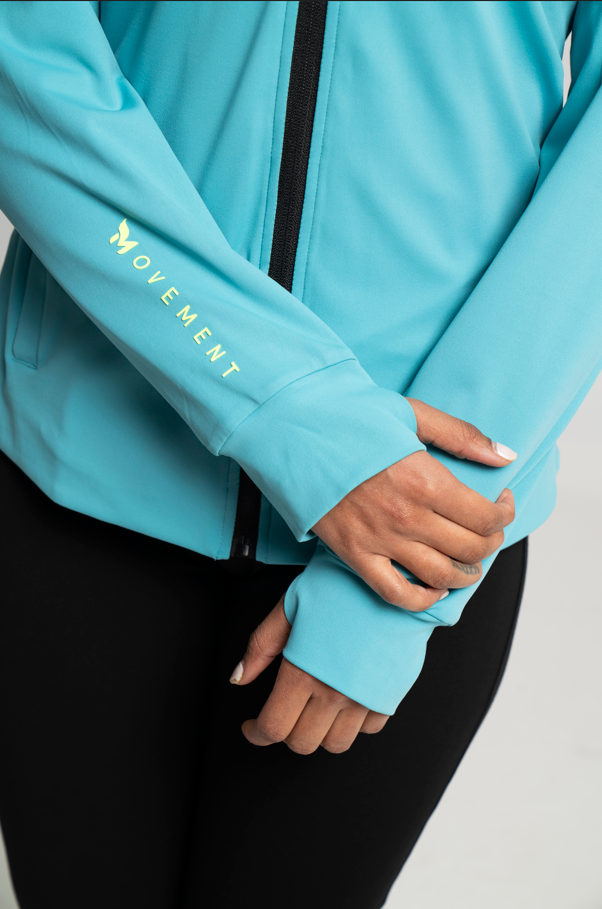 Training Jacket With Thumb Hole Palm Grip